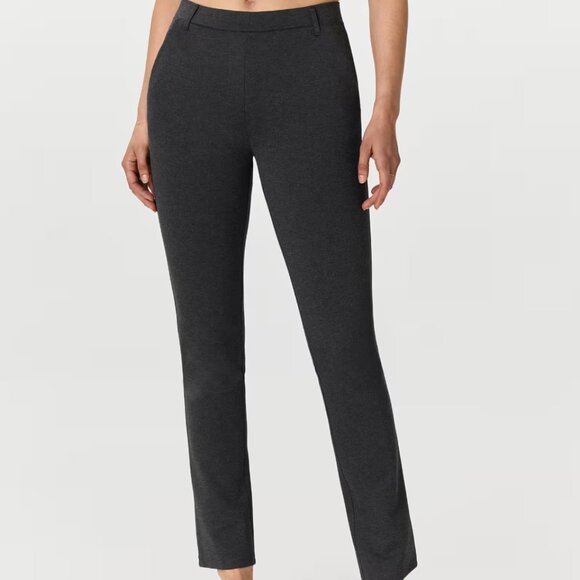 NWT Ultra-Stretch Ponte Straight Leg Pants, L, Charcoal - Picture 2 of 11
